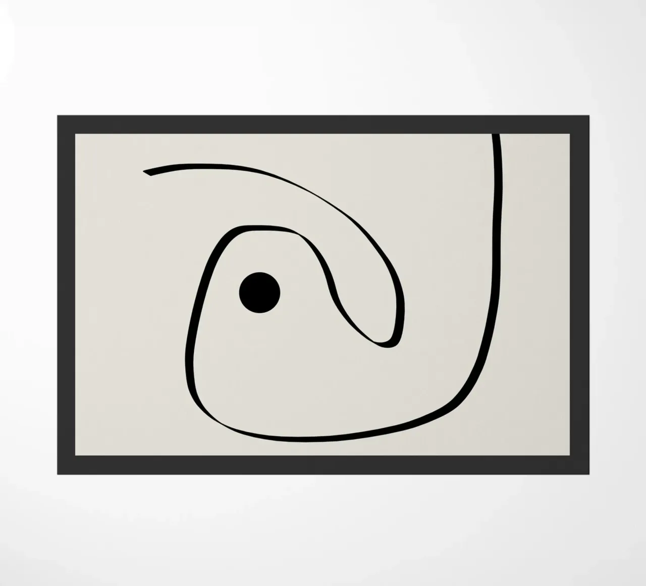 Figure with lines in beige I zerbino da Imaginative