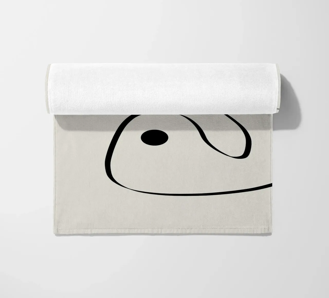 Figure with lines in beige I telo mare da Imaginative