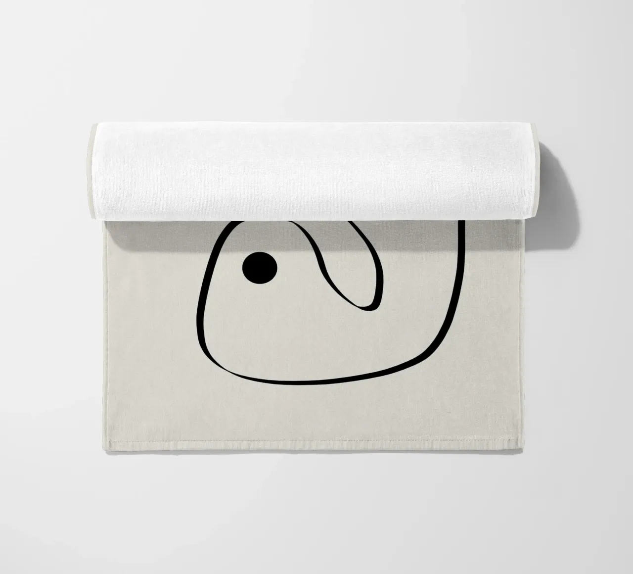 Figure with lines in beige I telo mare da Imaginative