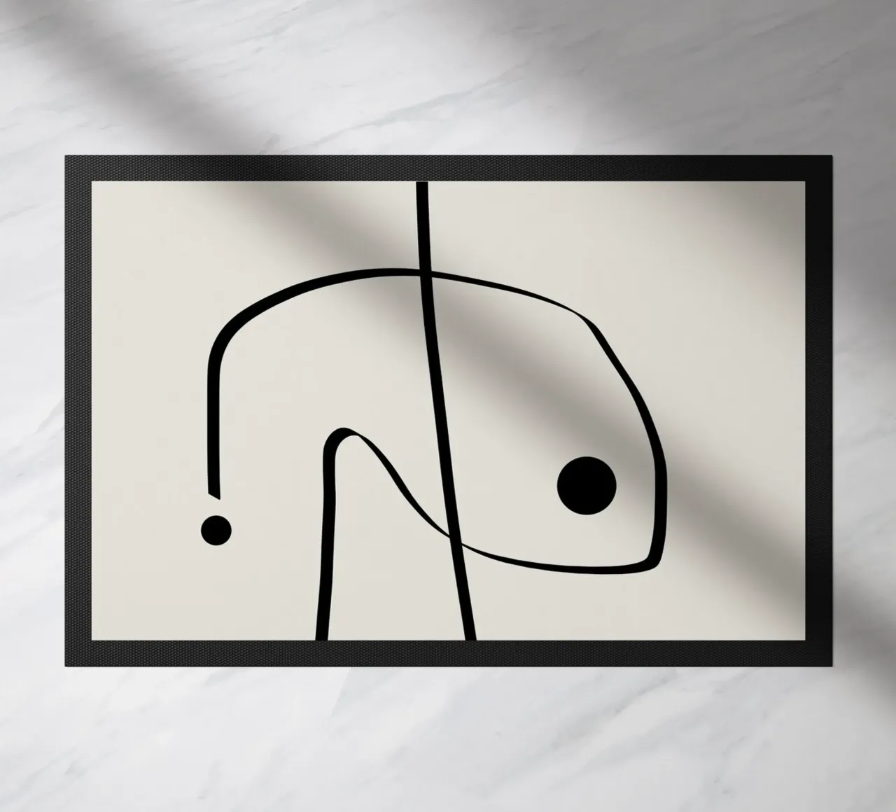 Figure with lines in beige II zerbino da Imaginative