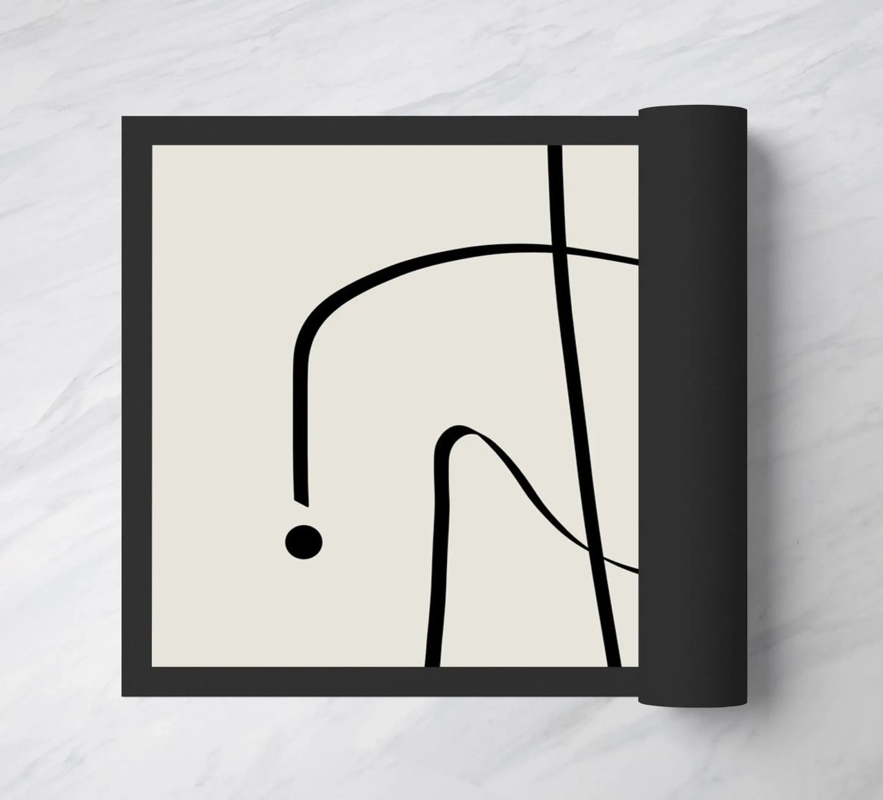 Figure with lines in beige II zerbino da Imaginative