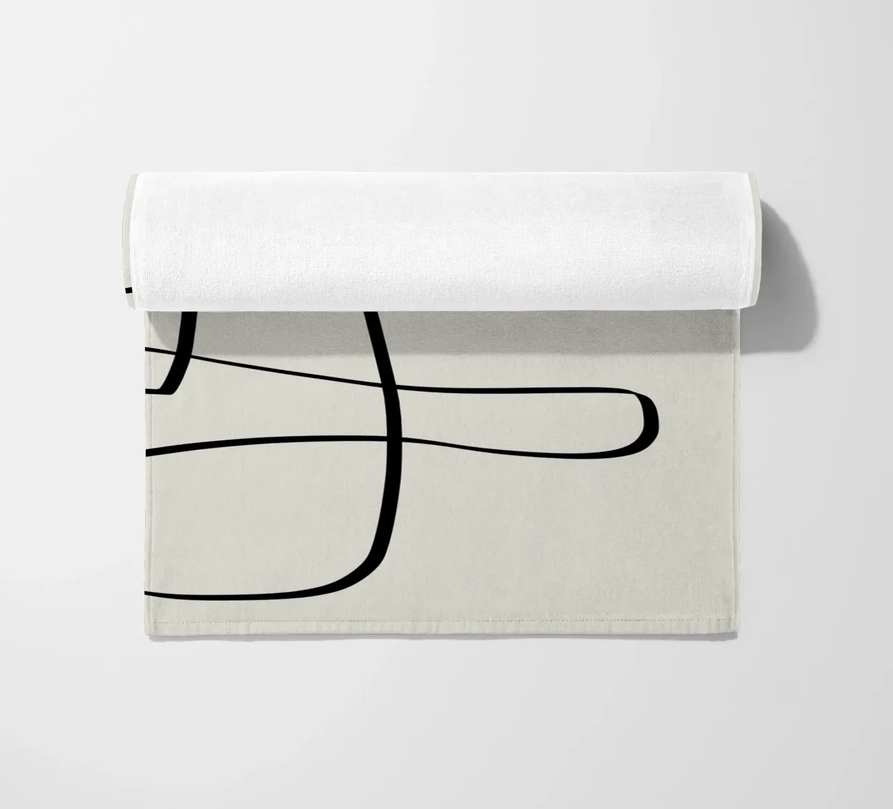 Figure with lines in beige II telo mare da Imaginative