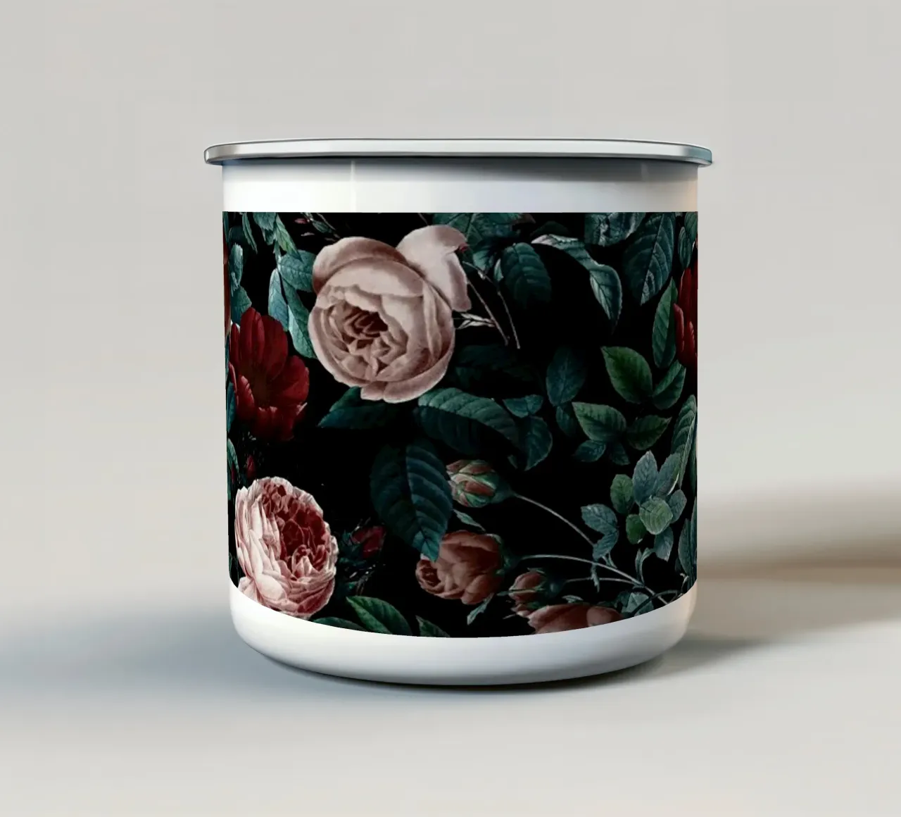NIGHT FOREST XX tazza in smalto da burcukorkmazyurek