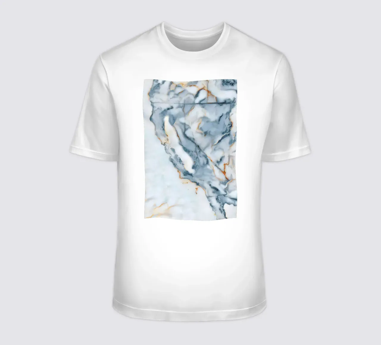 California Marble Map t-shirt da Octavian