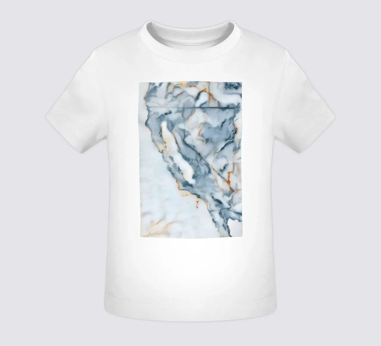 California Marble Map maglietta neonato da Octavian