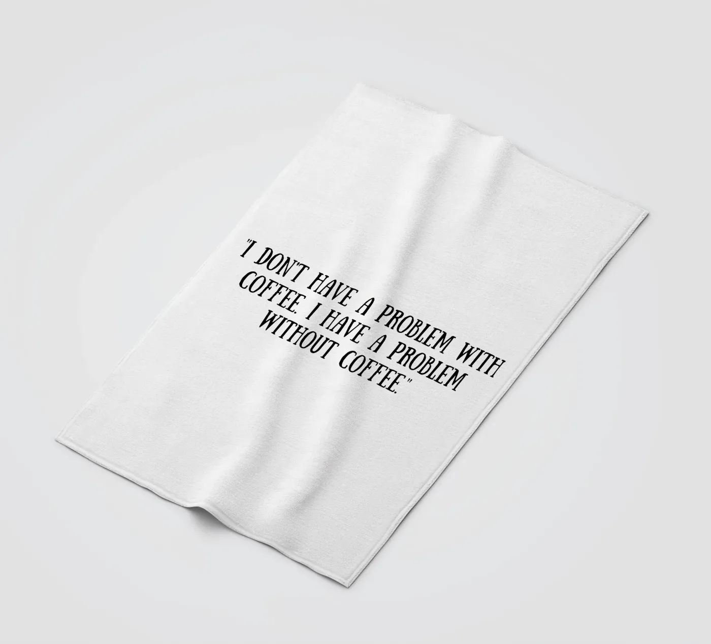 Caffè coperta in pile da Quotes of the day