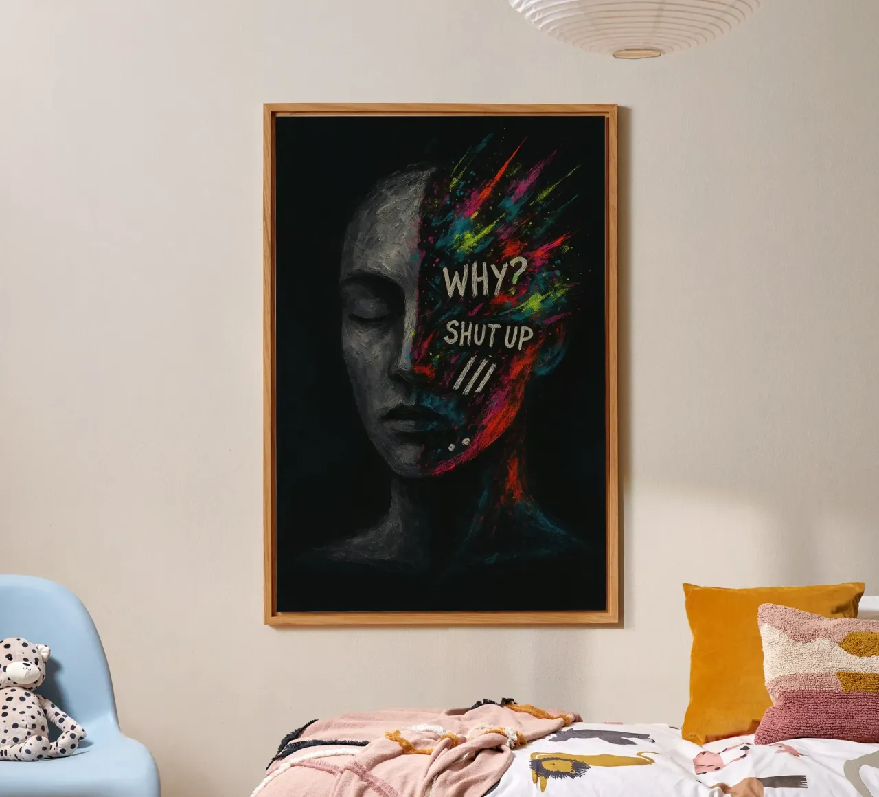 Why? Shut Up. | Limited Statement Piece alluminio dibond da Art.Piece