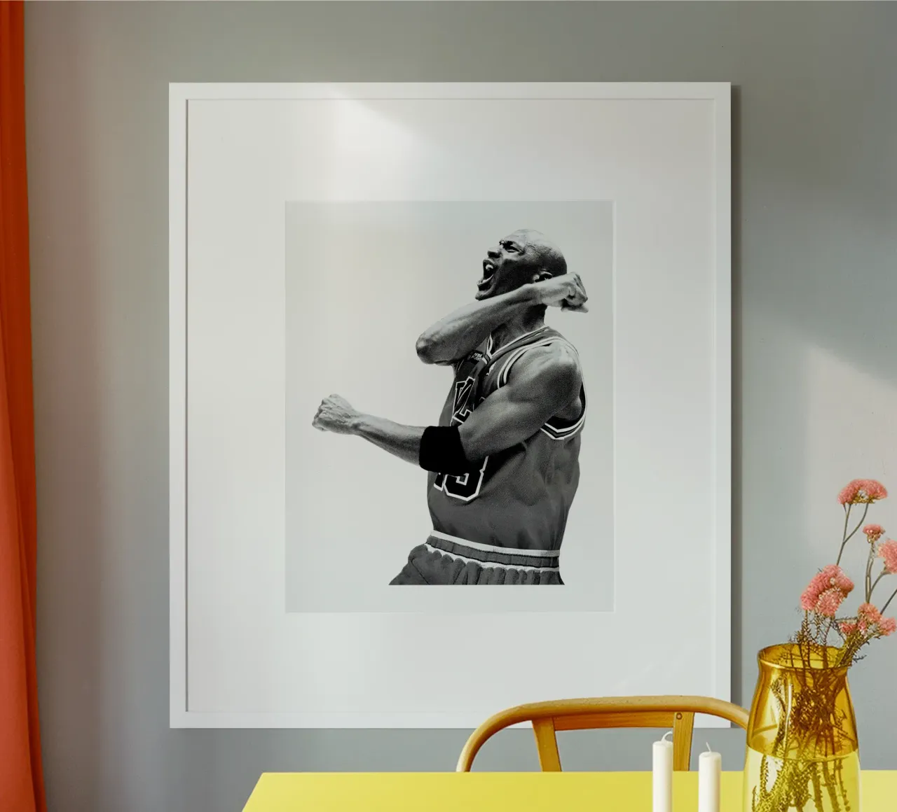 jordan yahh poster con telaio in alluminio da Danielshop