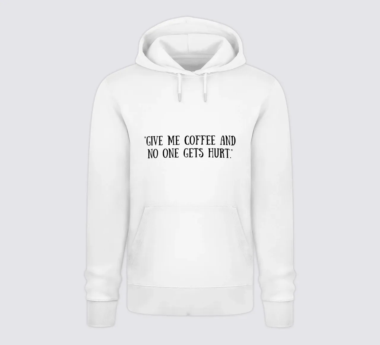 Caffè felpa con cappuccio da Quotes of the day