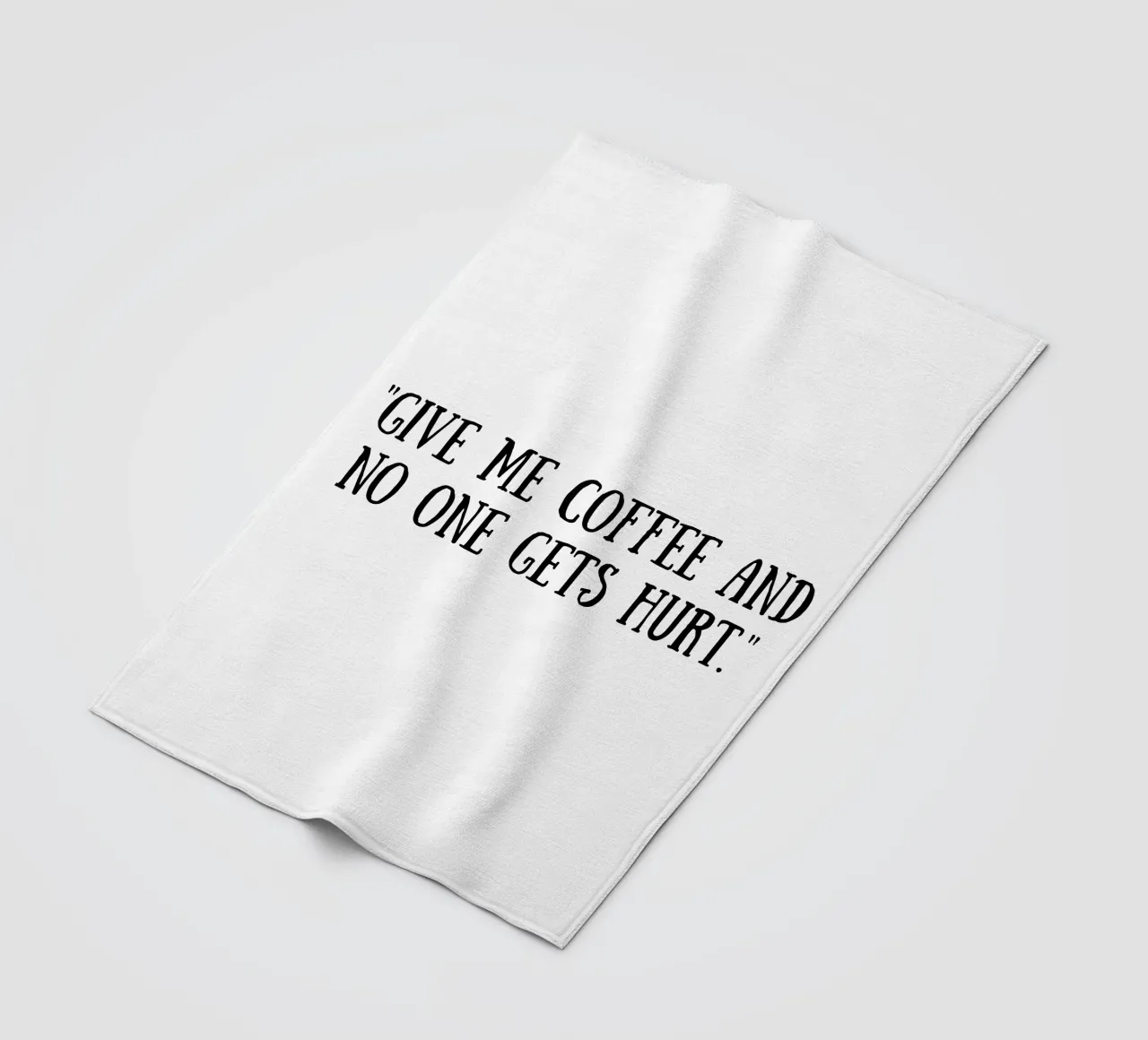 Caffè coperta in pile da Quotes of the day