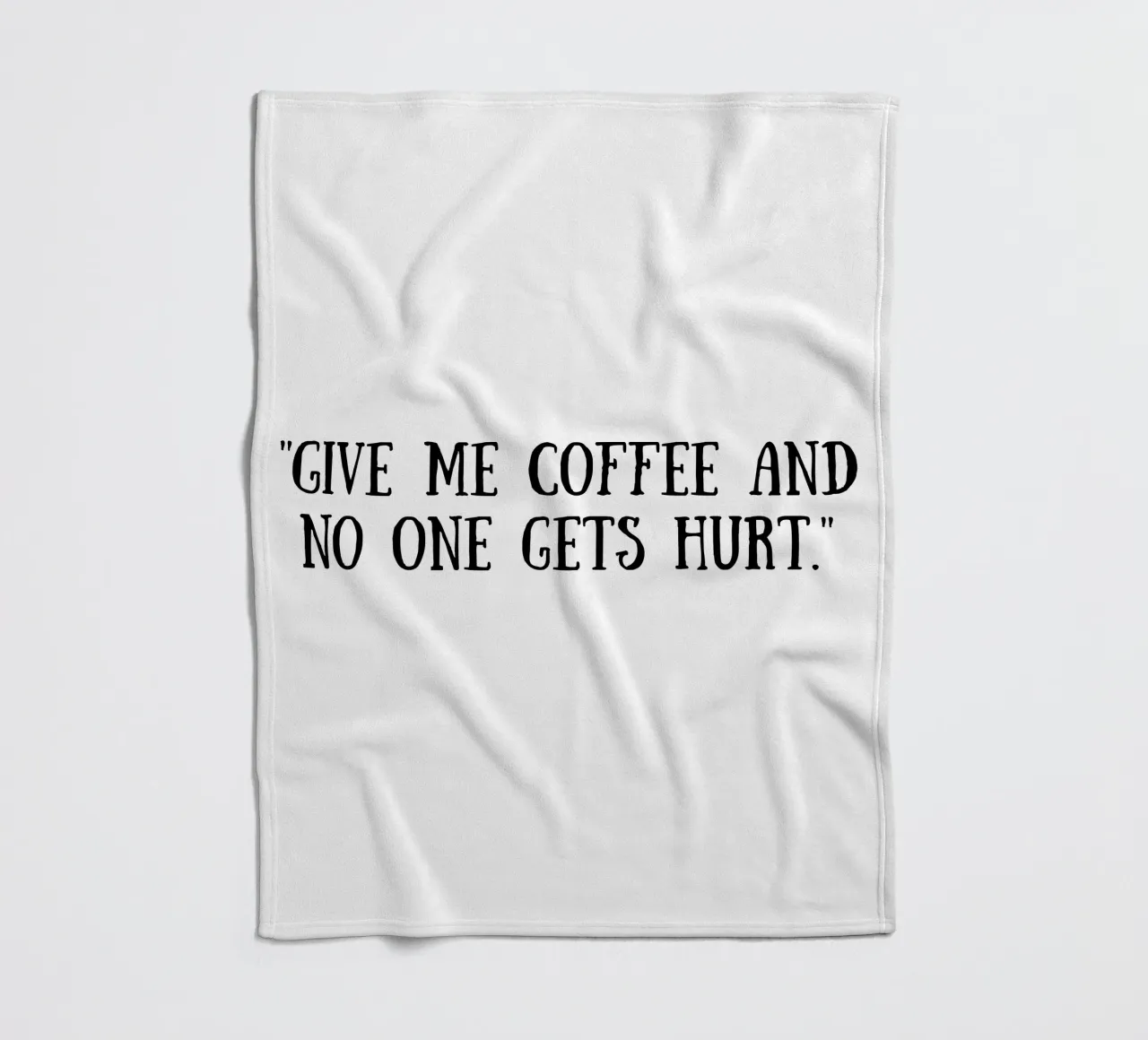 Caffè coperta in pile da Quotes of the day