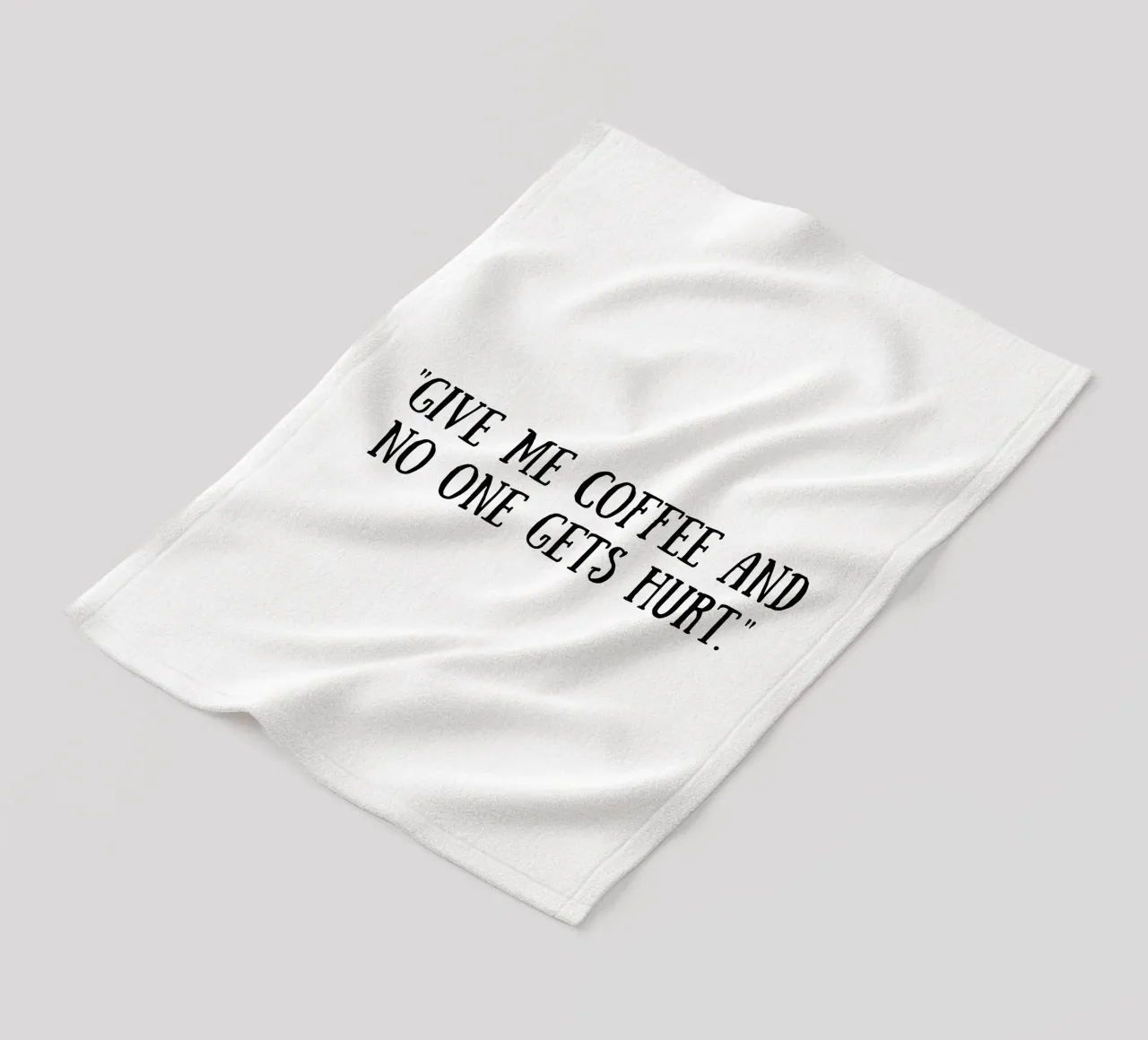 Caffè coperta in pile da Quotes of the day