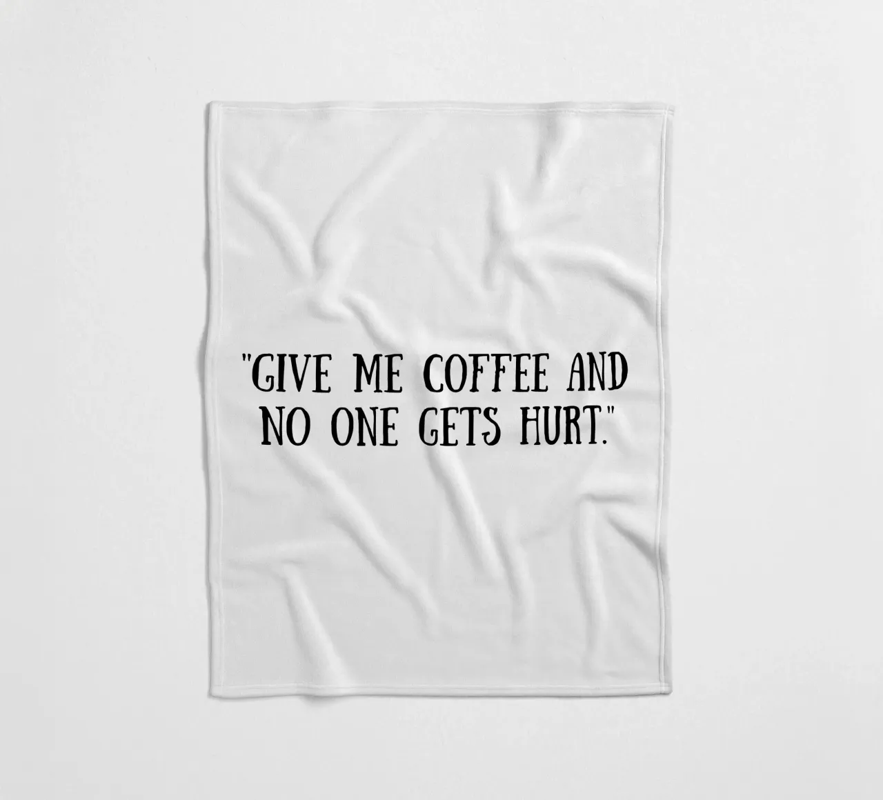 Caffè coperta in pile da Quotes of the day