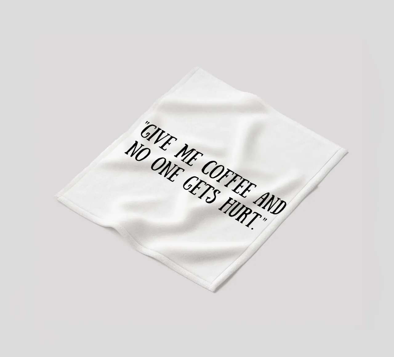 Caffè coperta in pile da Quotes of the day