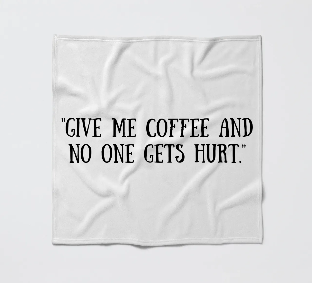 Caffè coperta in pile da Quotes of the day