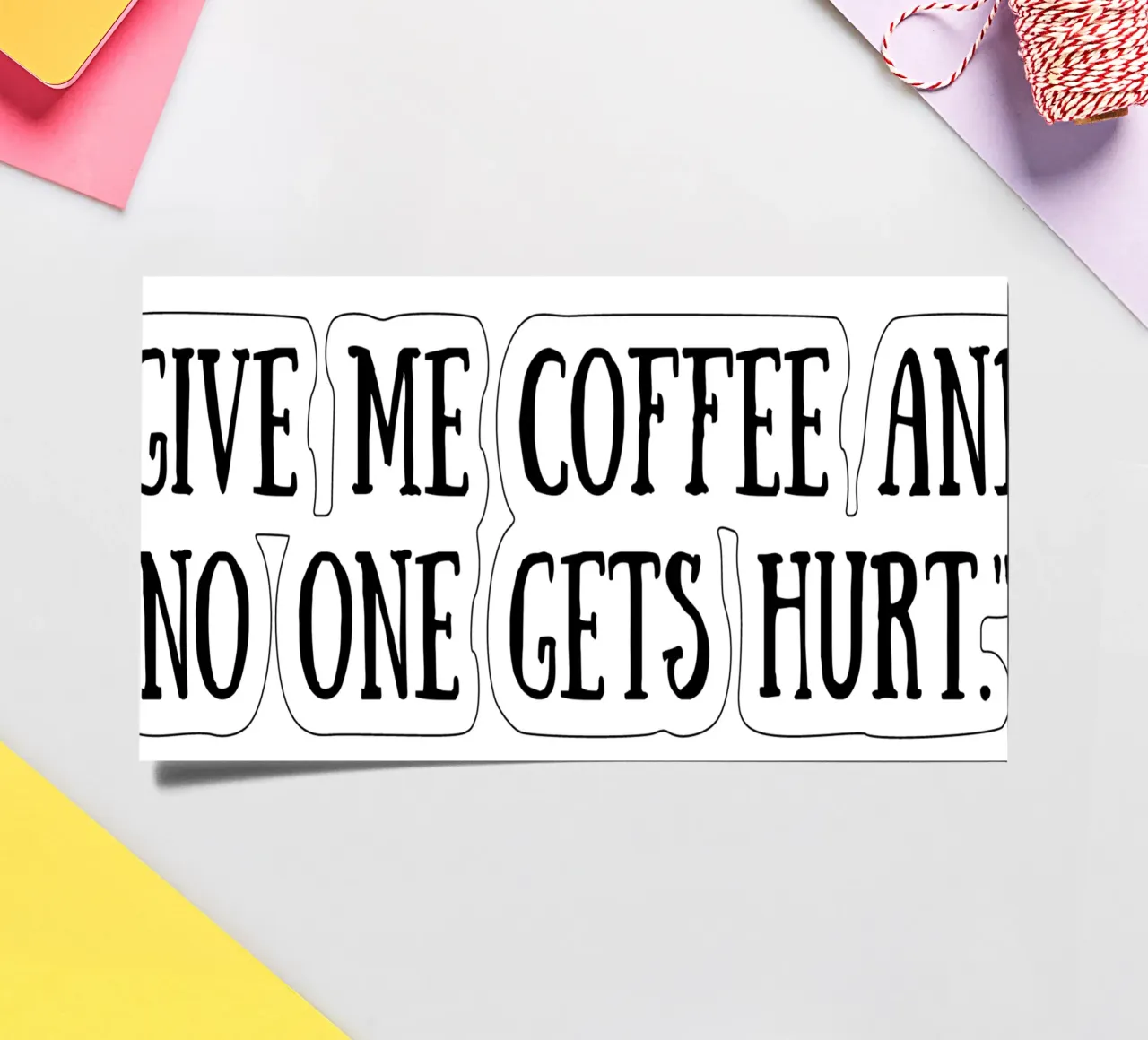 Coffee sticker sheet by Quotes of the day