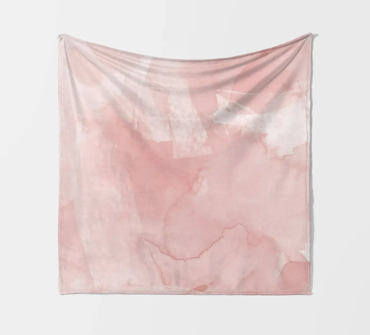 Brush strokes pink tones 4 fleece blanket by NouveauPrints