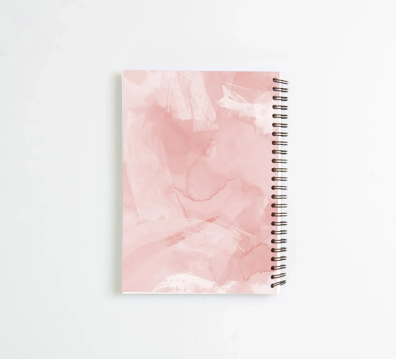 Pinselstriche rosa Töne 4 Ringbuch von NouveauPrints