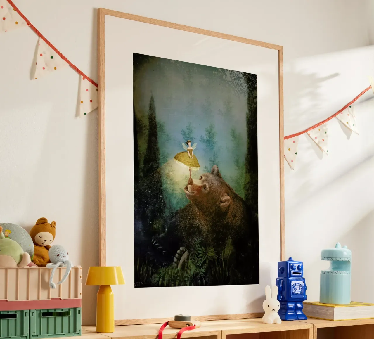 A Fairy Tale poster con telaio in plastica da Catrin Welz-Stein
