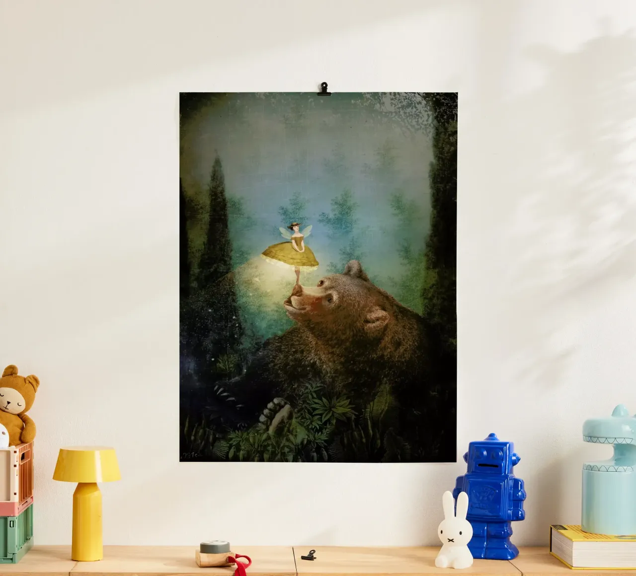 A Fairy Tale poster con telaio in plastica da Catrin Welz-Stein
