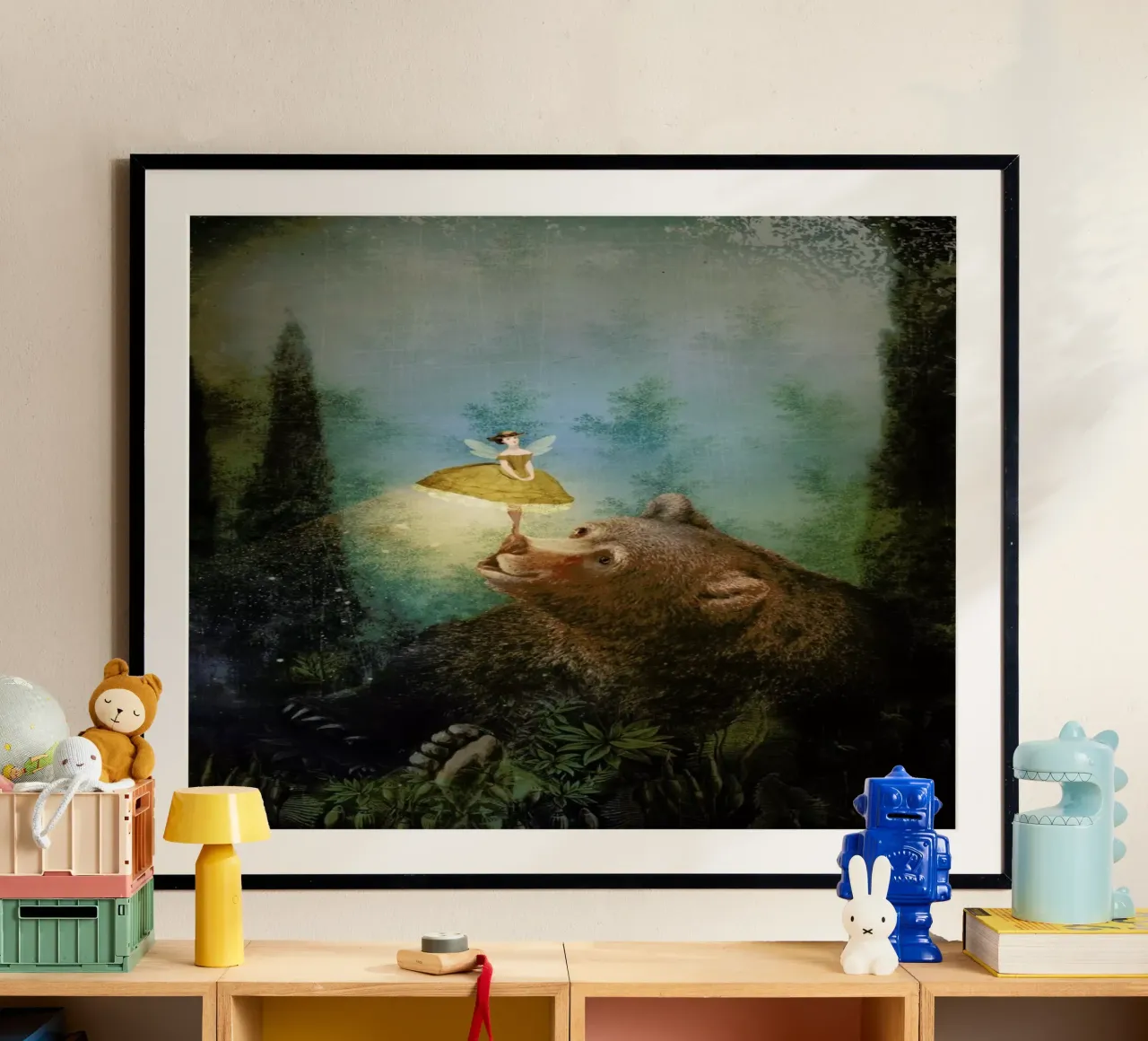 A Fairy Tale poster con telaio in plastica da Catrin Welz-Stein