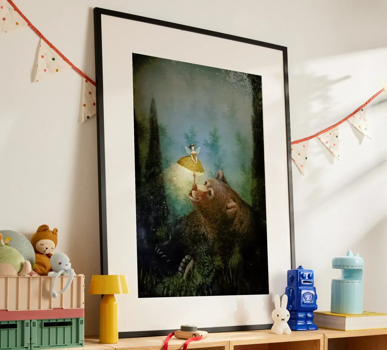 A Fairy Tale poster con telaio in plastica da Catrin Welz-Stein