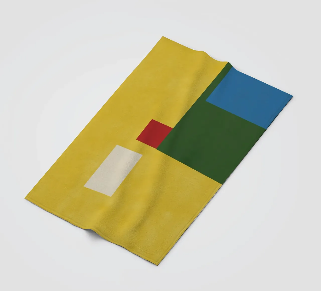 Floor mat arrangement 02 fleece blanket by Little Dean