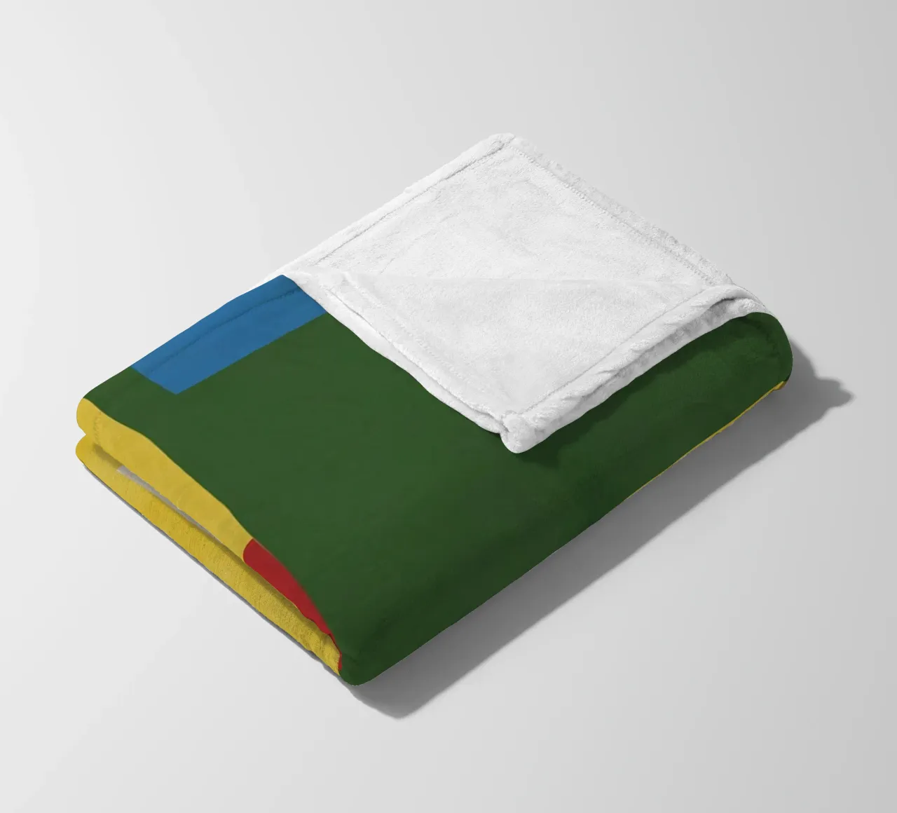Floor mat arrangement 02 fleece blanket by Little Dean