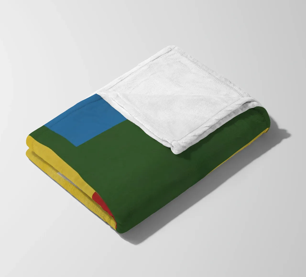 Floor mat arrangement 02 fleece blanket by Little Dean
