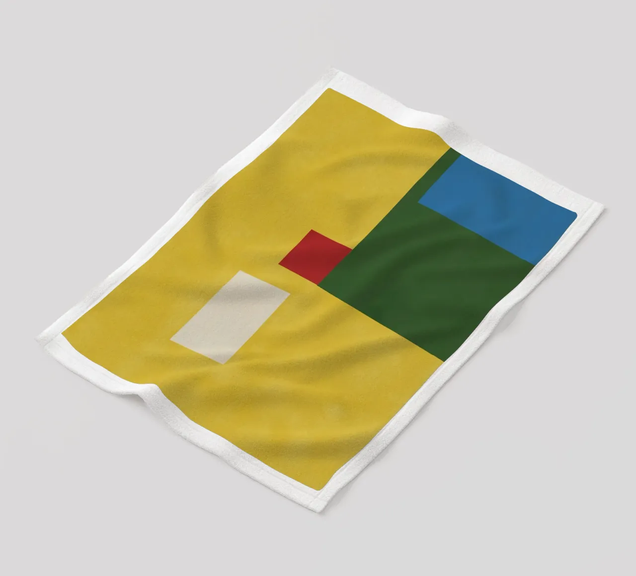 Floor mat arrangement 02 fleece blanket by Little Dean