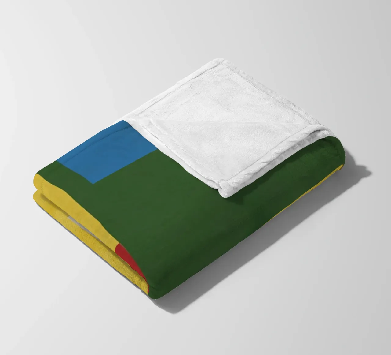 Floor mat arrangement 02 fleece blanket by Little Dean
