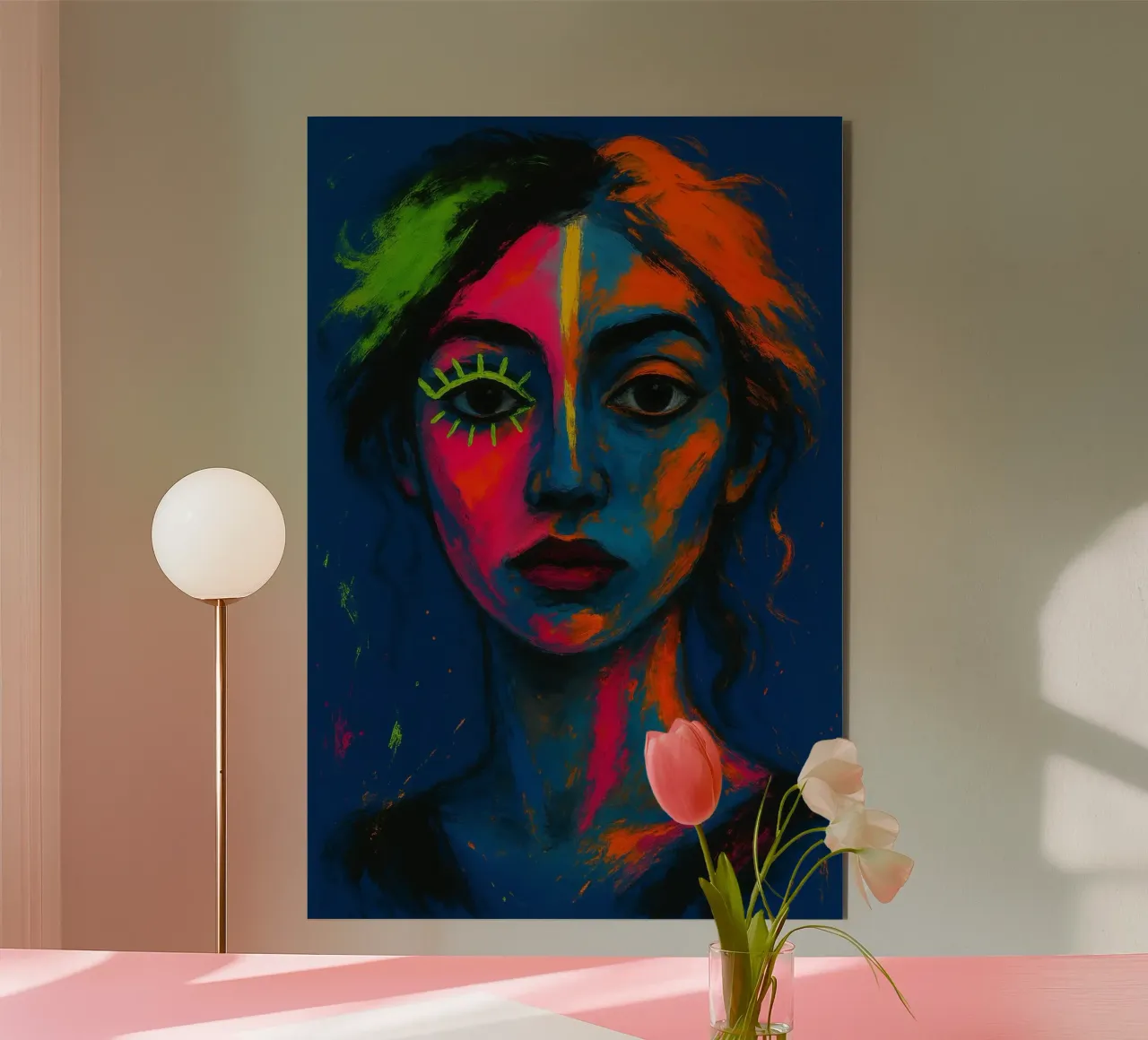 Nightlight | Limited Color Burst Edition alu-dibond by Art.Piece