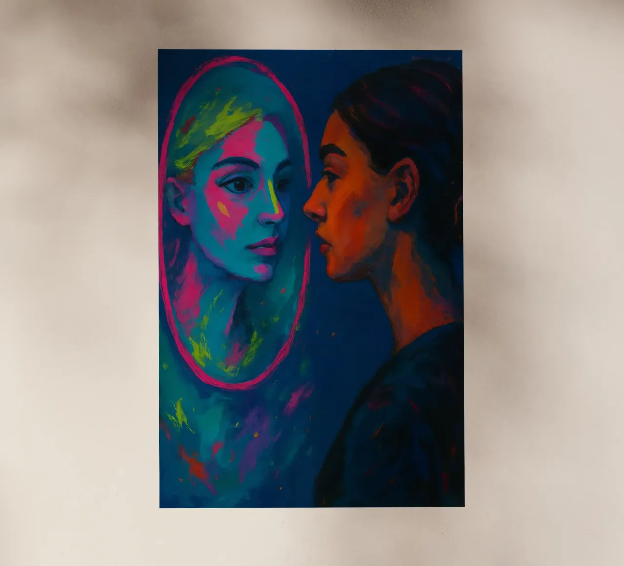 Mirror Me Softly | Limited Introspective Edition pellicola backlit da Art.Piece
