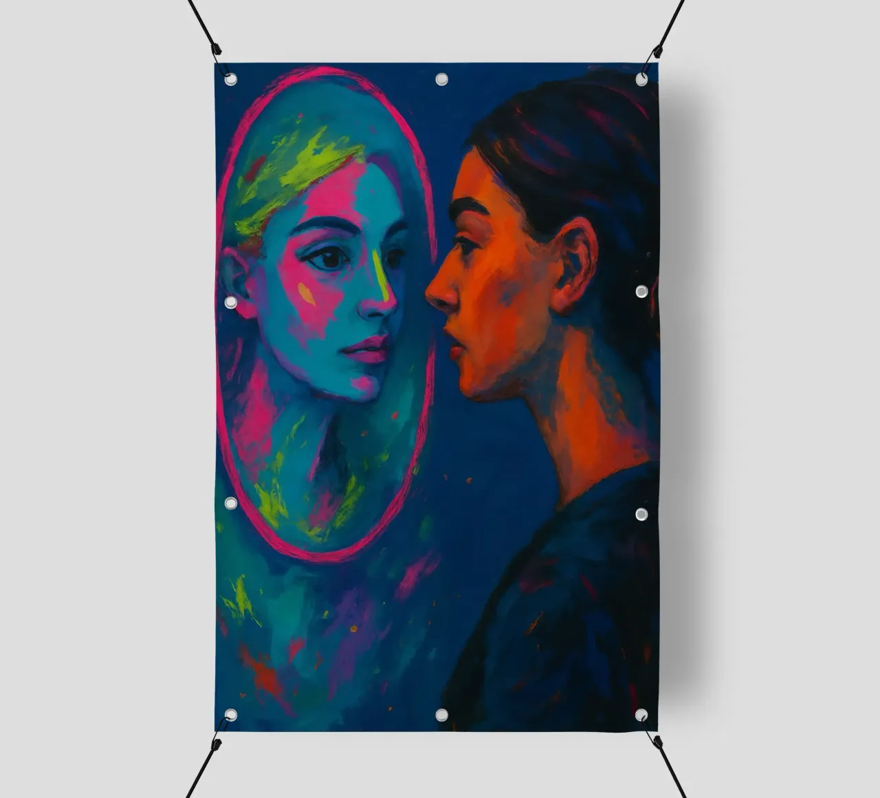 Mirror Me Softly | Limited Introspective Edition telo in pvc da Art.Piece