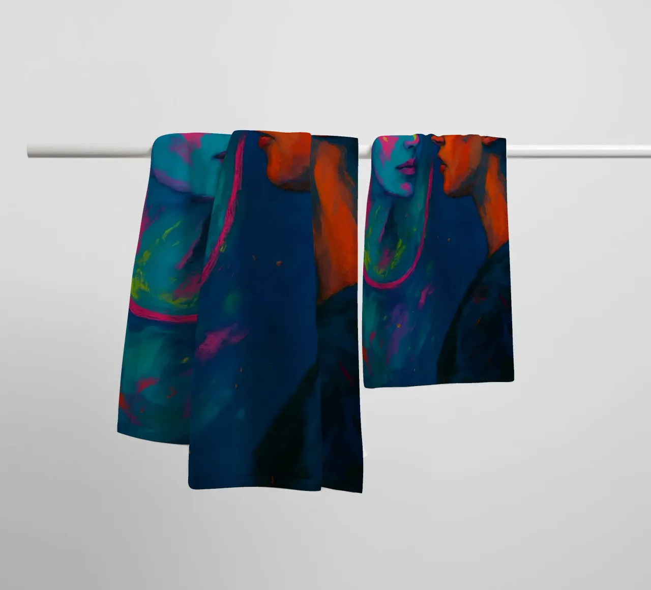 Mirror Me Softly | Limited Introspective Edition asciugamano da bagno da Art.Piece