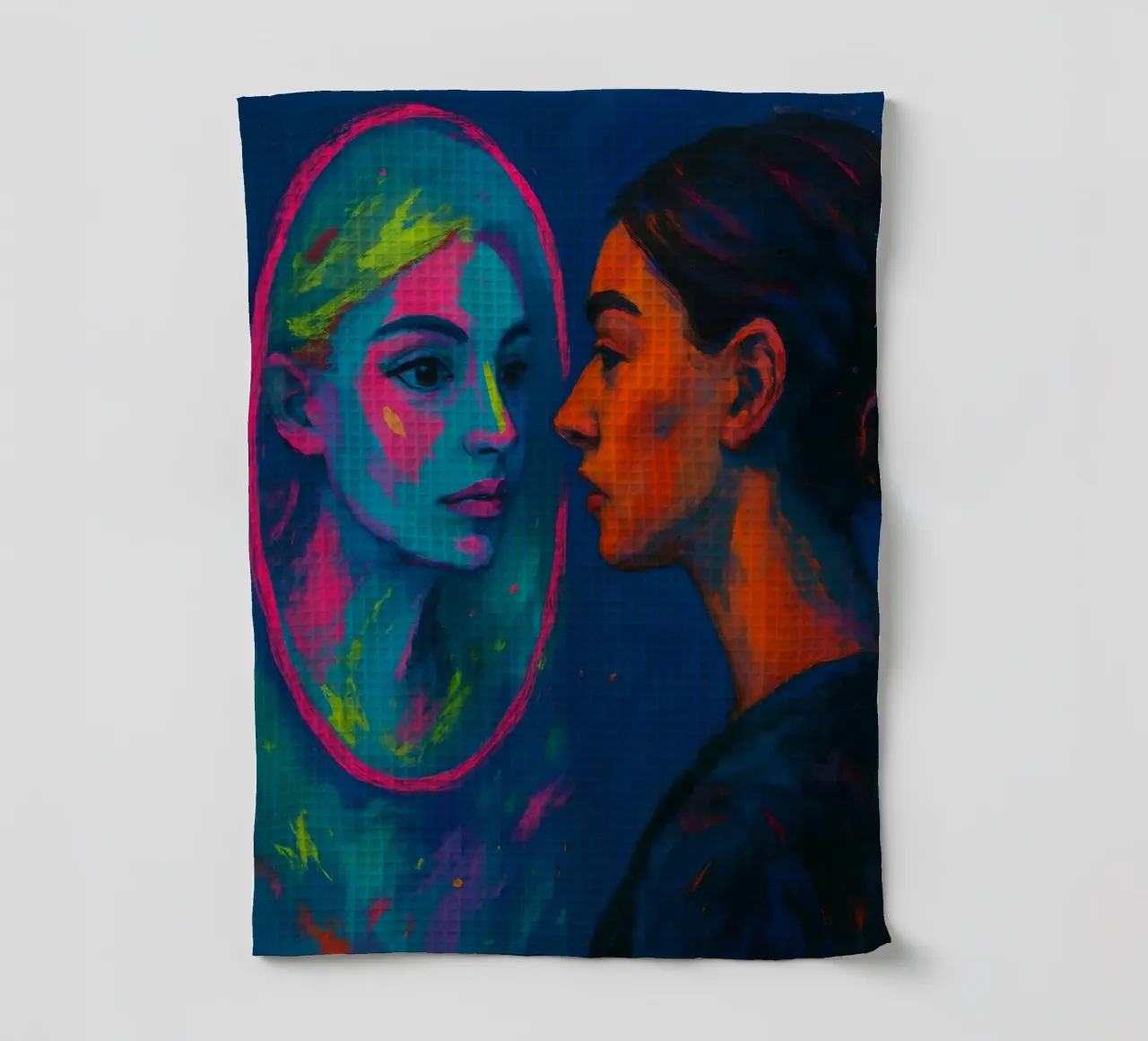 Mirror Me Softly | Limited Introspective Edition canovaccio da cucina da Art.Piece