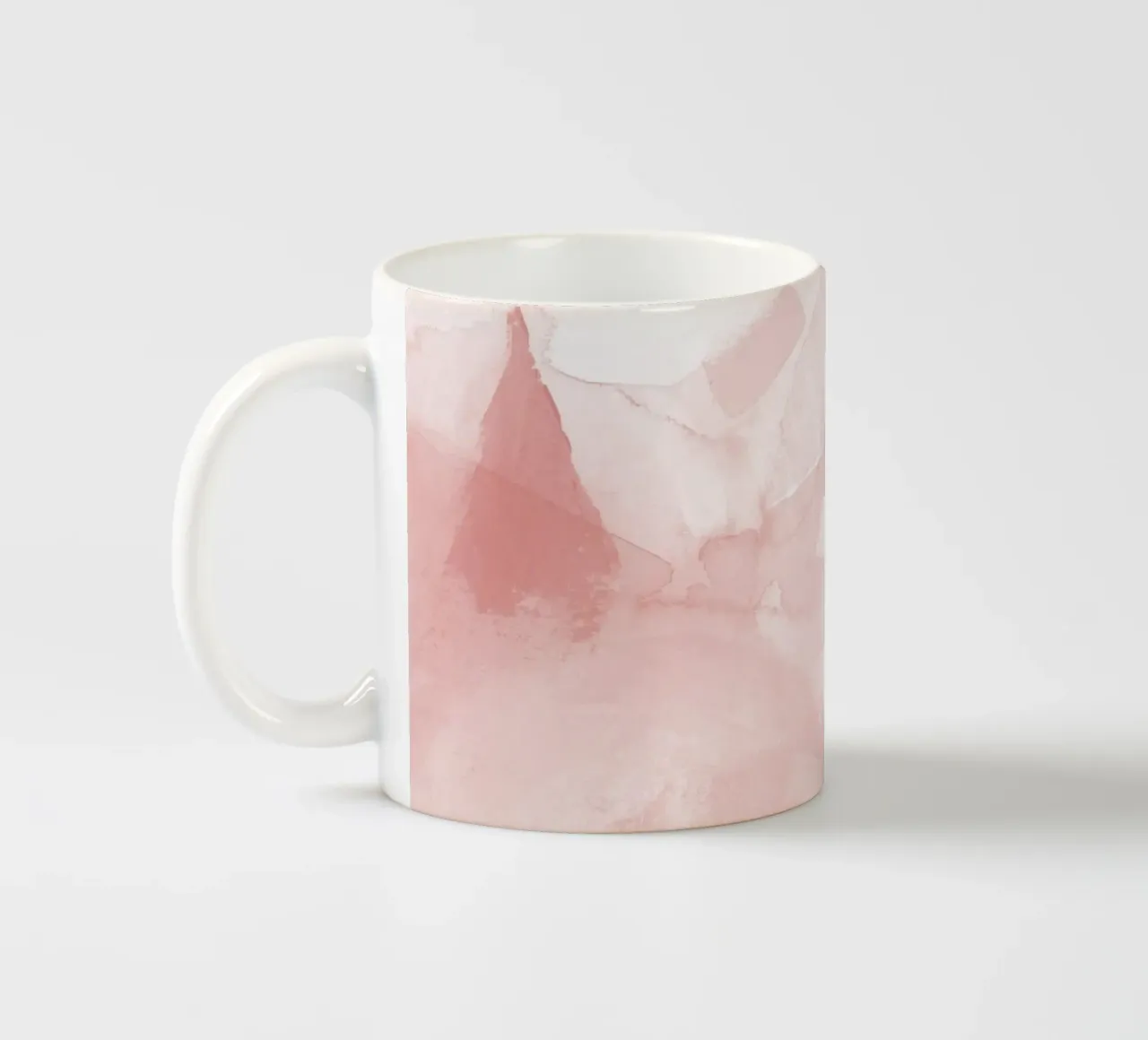 Pennellate toni rosa 5 tazza in ceramica da NouveauPrints