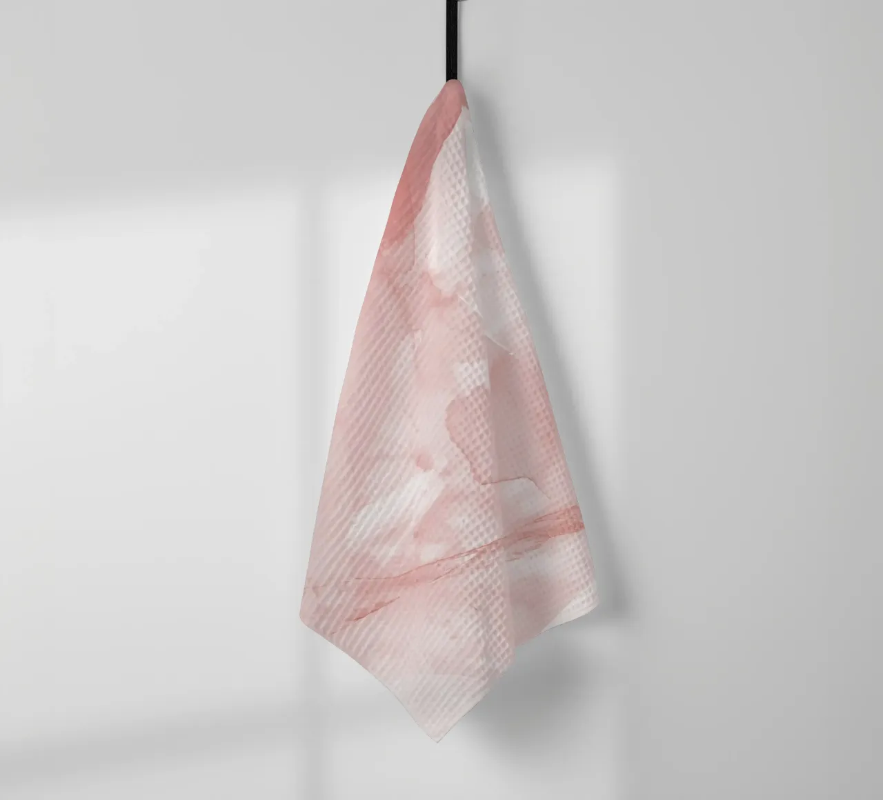 Brush strokes pink tones 5 tea towel by NouveauPrints