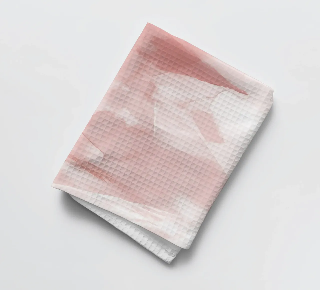 Brush strokes pink tones 5 tea towel by NouveauPrints
