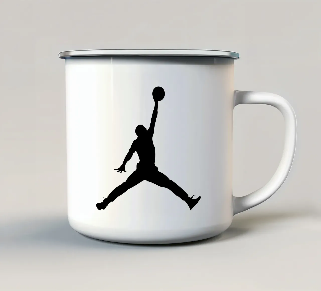 Salto Jordan tazza in smalto da Danielshop