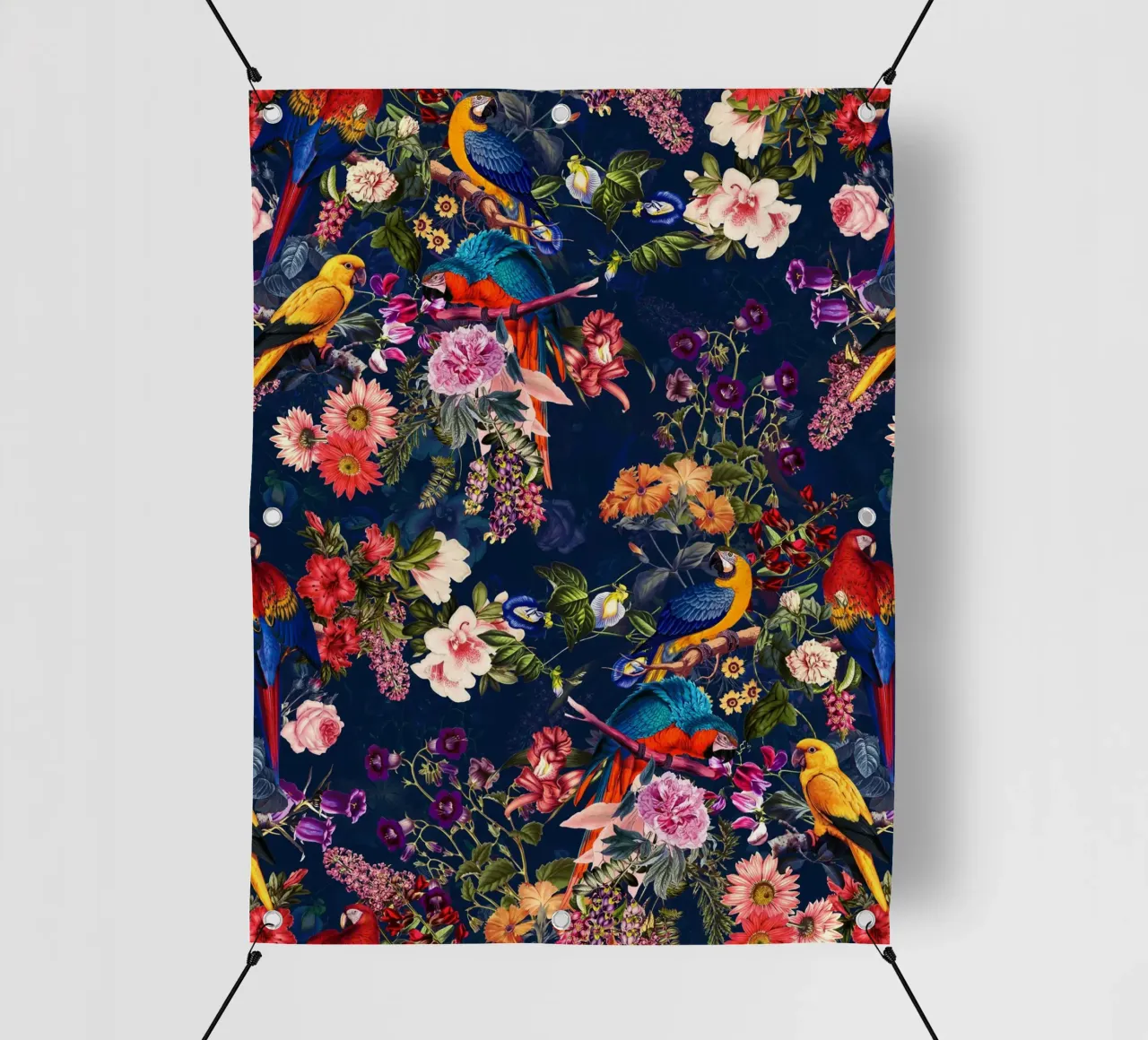 FLORAL AND BIRDS XII telo in pvc da burcukorkmazyurek