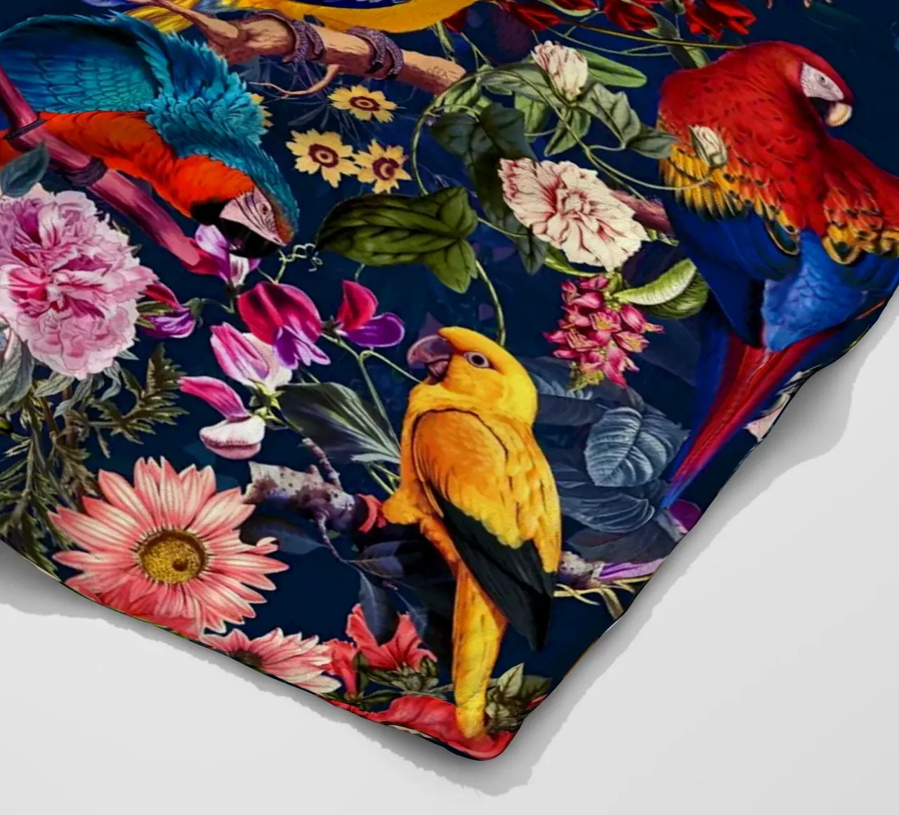 FLORAL AND BIRDS XII coperta in pile da burcukorkmazyurek