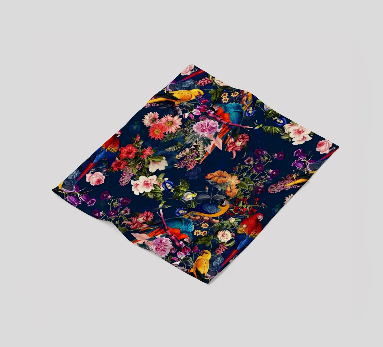 FLORAL AND BIRDS XII coperta in pile da burcukorkmazyurek
