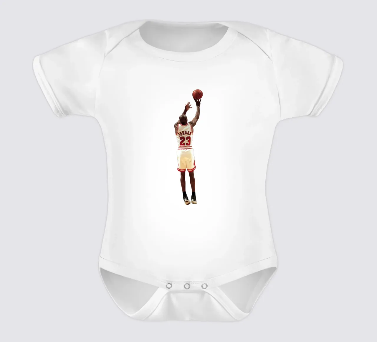 michael jordan 1997 finale babyrompertje korte mouwen van Danielshop