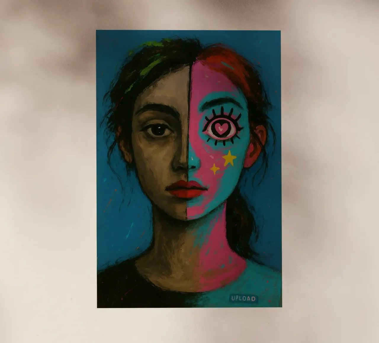 Upload Me Gently | Limited Edition pellicola backlit da Art.Piece