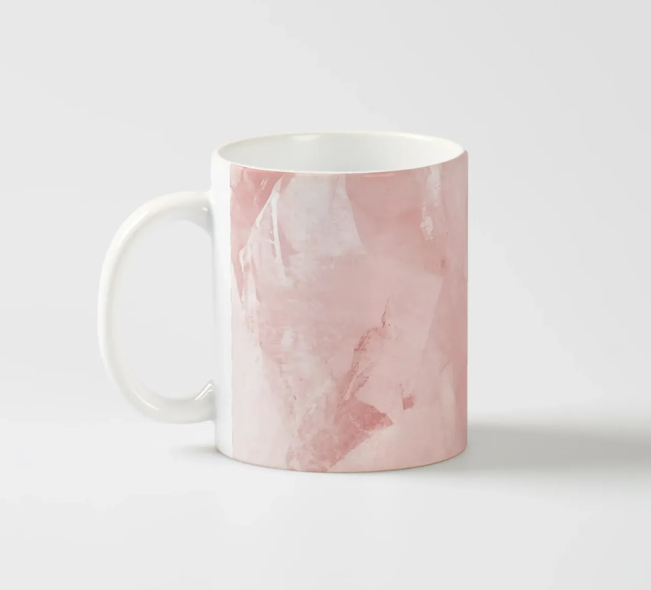 Pennellate di rosa 6 tazza in ceramica da NouveauPrints