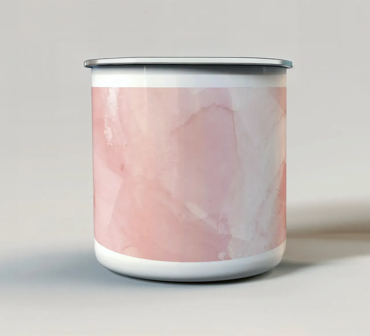 Pennellate di rosa 6 tazza in smalto da NouveauPrints