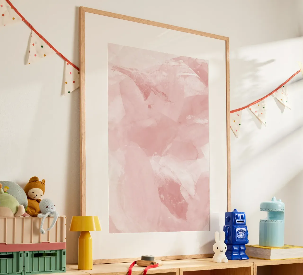 Pennellate di rosa 6 carta hahnemühle da NouveauPrints