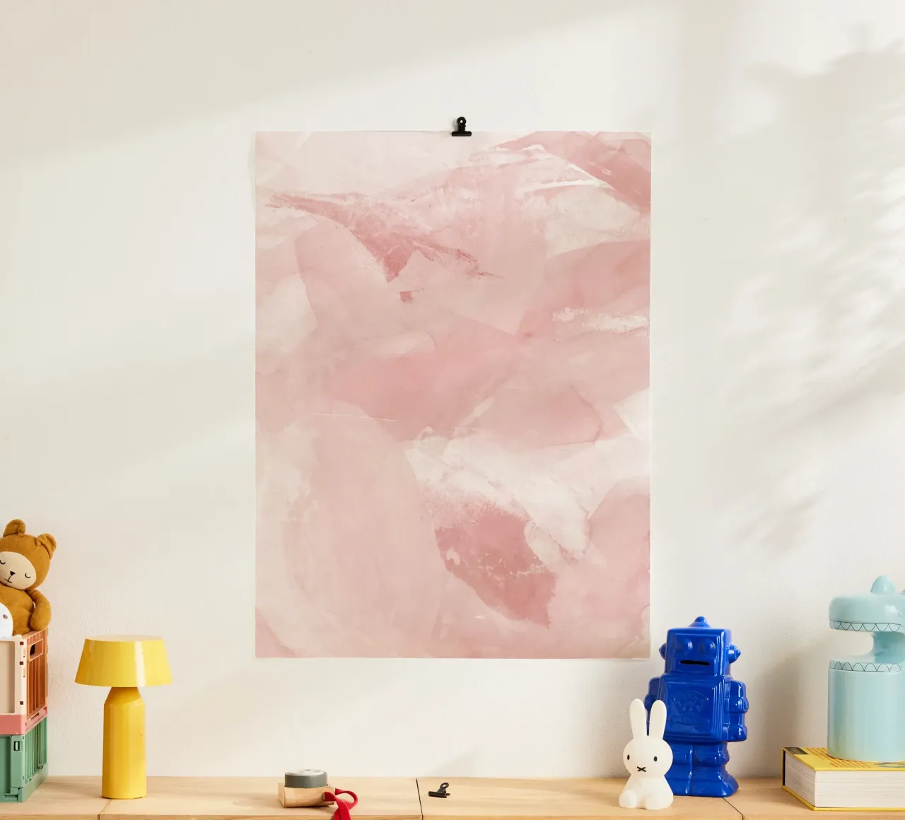 Pennellate di rosa 6 carta hahnemühle da NouveauPrints