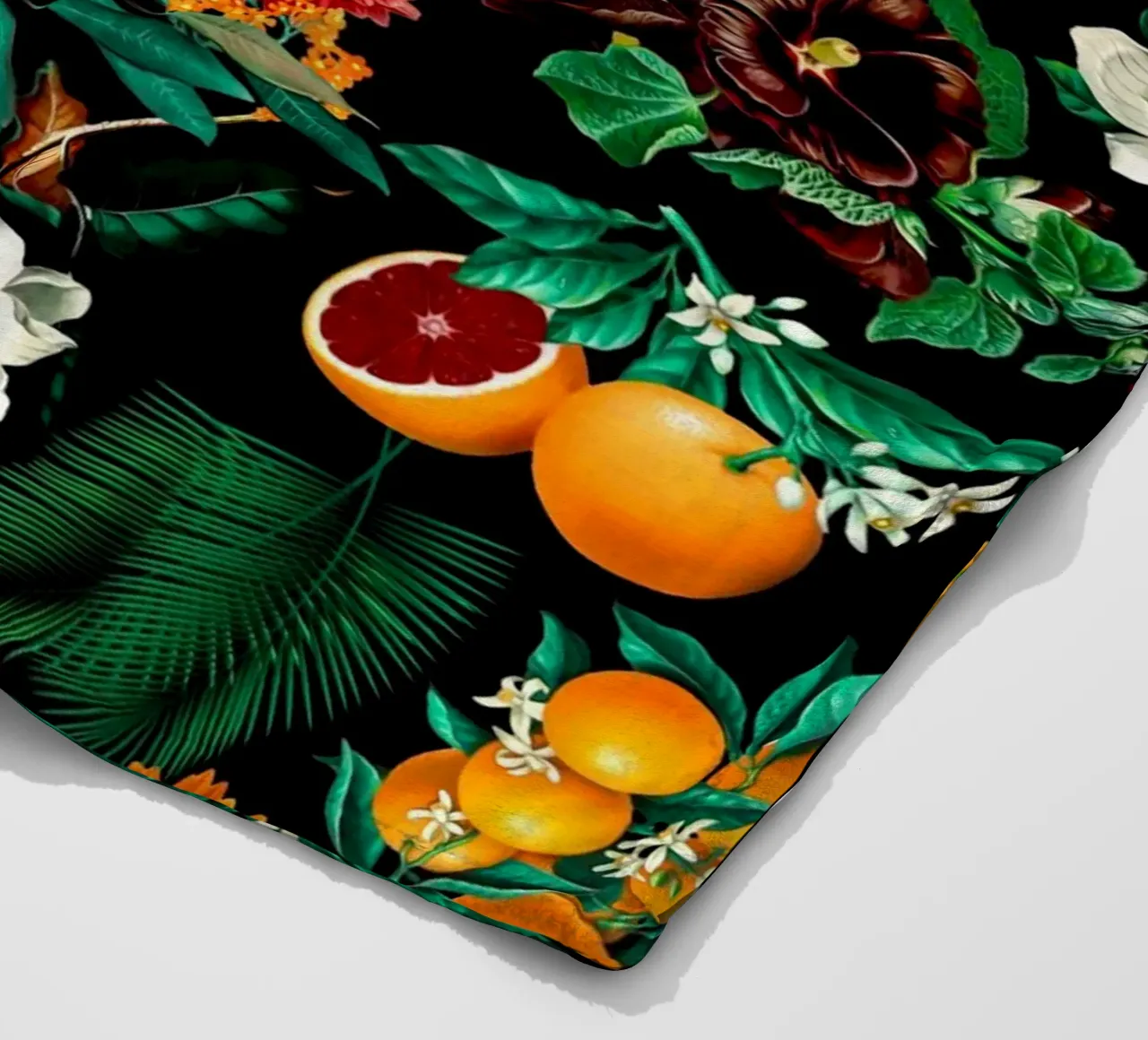 Fruits and Floral Pattern coperta in pile da burcukorkmazyurek